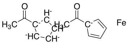 1,1′-Diacetylferrocene Chemische Struktur