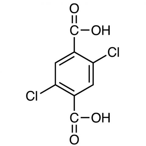 2,5-Dichloroterephthalic Acid 化学構造