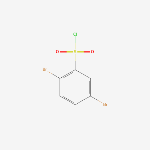 2,5-Dibromobenzenesulfonyl chloride 化学構造