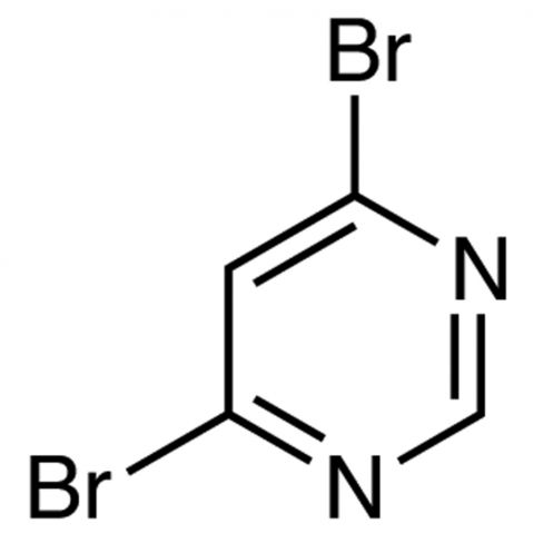 4,6-Dibromopyrimidine Chemische Struktur