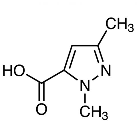 1,3-Dimethyl-1H-pyrazole-5-carboxylic acid التركيب الكيميائي