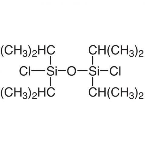 1,3-Dichloro-1,1,3,3-tetraisopropyldisiloxane 化学構造