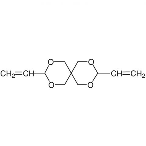 3,9-Divinyl-2,4,8,10-tetraoxaspiro[5.5]undecane Chemische Struktur