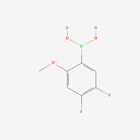 4,5-Difluoro-2-methoxyphenylboronic acid(contains varying amounts of Anhydride) Chemical Structure