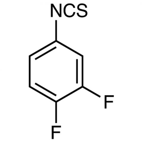 3,4-Difluorophenyl Isothiocyanate Chemical Structure