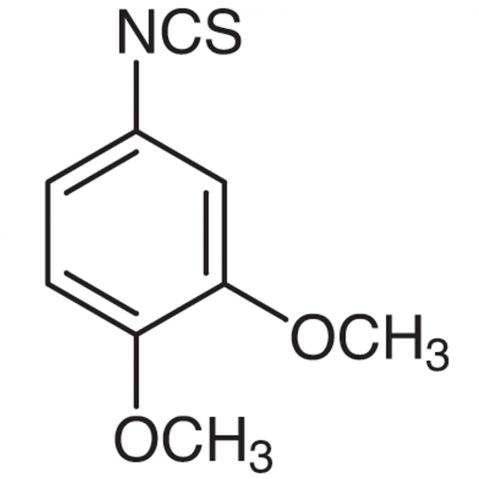 3,4-Dimethoxyphenyl Isothiocyanate Chemische Struktur