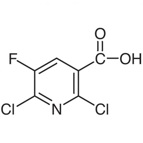 2,6-Dichloro-5-fluoropyridine-3-carboxylic acid Chemical Structure