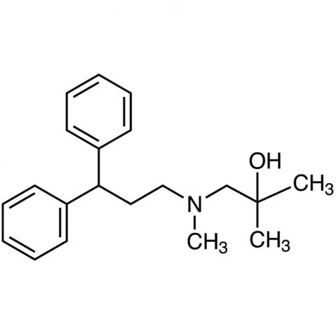 1-[(3,3-Diphenylpropyl)(methyl)amino]-2-methyl-2-propanol Chemical Structure