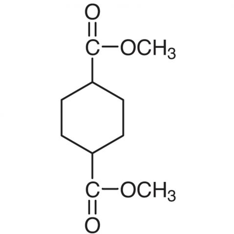 Dimethyl 1,4-Cyclohexanedicarboxylate (cis- and trans- mixture) Chemical Structure