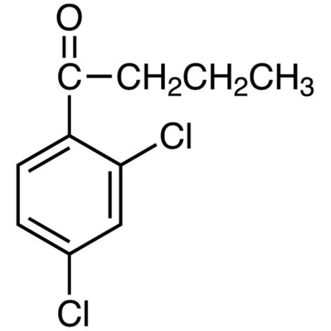 2',4'-Dichlorobutyrophenone Chemische Struktur