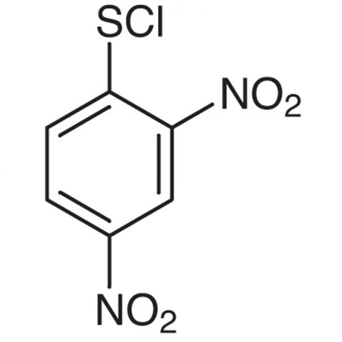 2,4-Dinitrophenylsulfenyl Chloride 化学構造