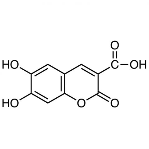 6,7-Dihydroxycoumarin-3-carboxylic Acid التركيب الكيميائي