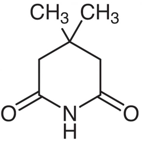 3,3-Dimethylglutarimide التركيب الكيميائي