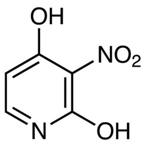 2,4-Dihydroxy-3-nitropyridine Chemical Structure