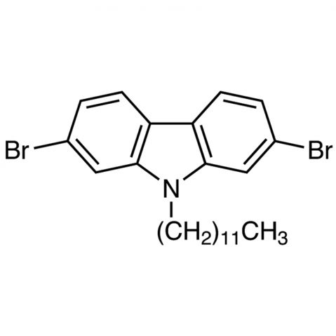 2,7-Dibromo-9-dodecylcarbazole Chemical Structure