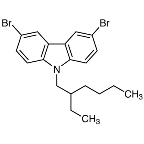 3,6-Dibromo-9-(2-ethylhexyl)carbazole Chemical Structure