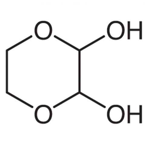 1,4-Dioxane-2,3-diol 化学構造