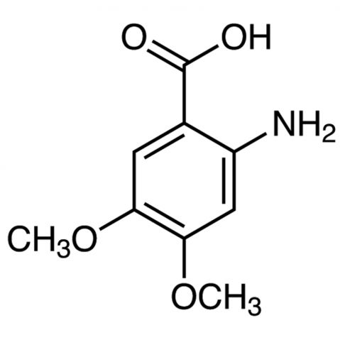 4,5-Dimethoxyanthranilic Acid Chemische Struktur