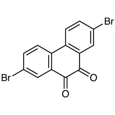 2,7-Dibromophenanthrene-9,10-dione 化学構造