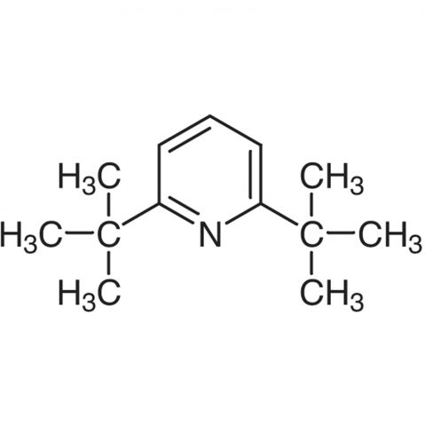 2,6-Di-tert-butylpyridine 化学構造