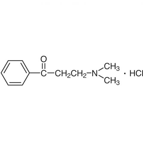 3-(Dimethylamino)propiophenone Hydrochloride 化学構造