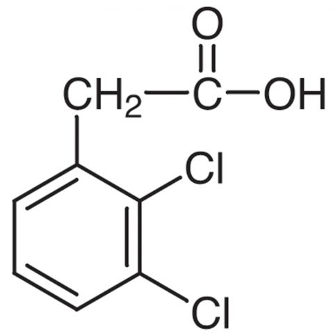 2,3-Dichlorophenylacetic Acid 化学構造