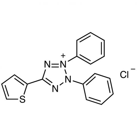 2,3-Diphenyl-5-(2-thienyl)tetrazolium Chloride Chemical Structure