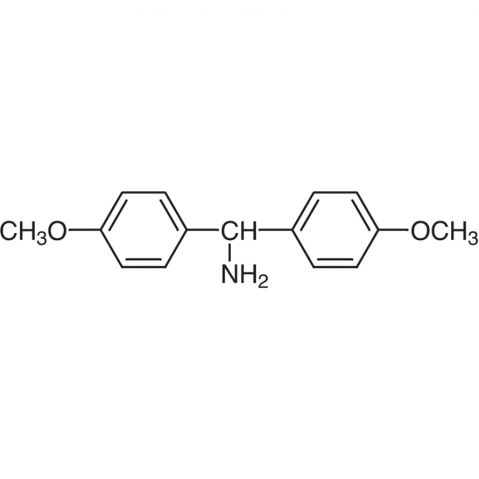 4,4'-Dimethoxybenzhydrylamine التركيب الكيميائي