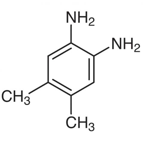 4,5-Dimethyl-1,2-phenylenediamine Chemical Structure