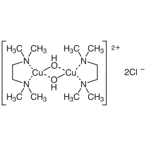 Di-μ-hydroxo-bis[(N,N,N',N'-tetramethylethylenediamine)copper(II)] Chloride Chemical Structure