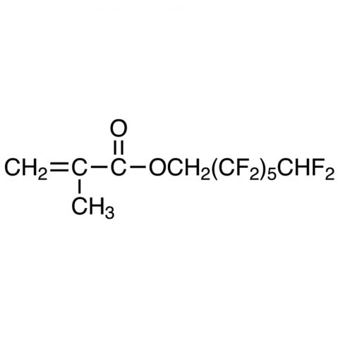 2,2,3,3,4,4,5,5,6,6,7,7-Dodecafluoroheptyl Methacrylate (stabilized with TBC) Chemical Structure