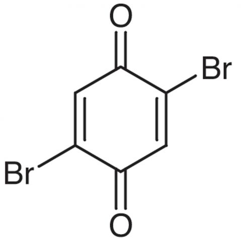 2,5-Dibromo-1,4-benzoquinone 化学構造