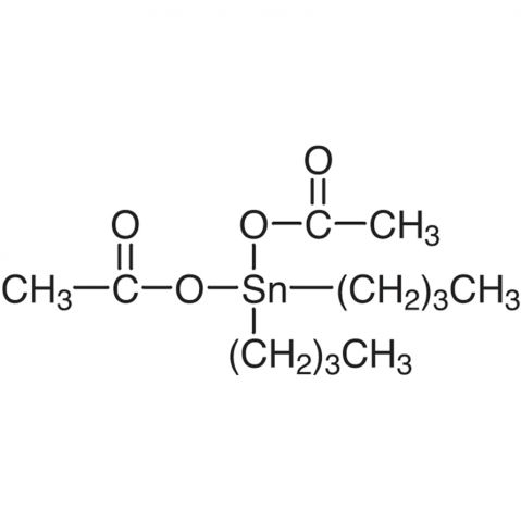 Dibutyltin Diacetate Chemische Struktur