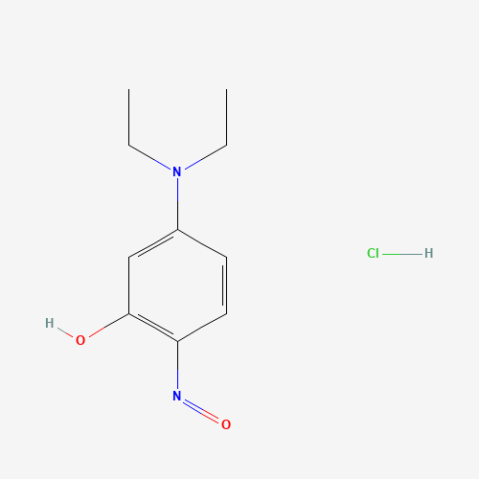 5-Diethylamino-2-nitrosophenol Hydrochloride Chemical Structure