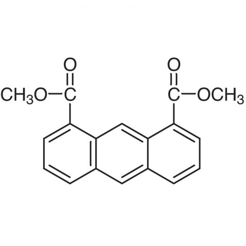 Dimethyl 1,8-Anthracenedicarboxylate Chemical Structure