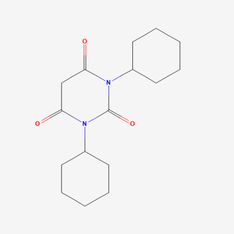 1,3-Dicyclohexylbarbituric Acid 化学構造