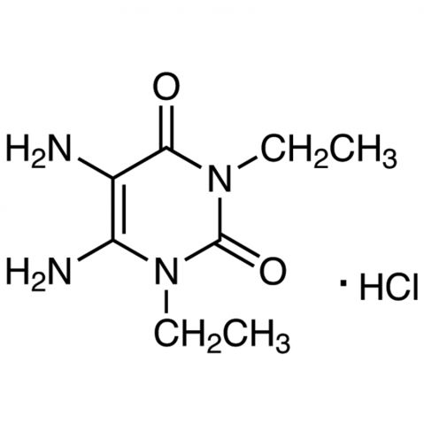 5,6-Diamino-1,3-diethyluracil Hydrochloride Chemische Struktur