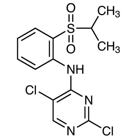 2,5-Dichloro-N-[2-(isopropylsulfonyl)phenyl]pyrimidin-4-amine 化学構造