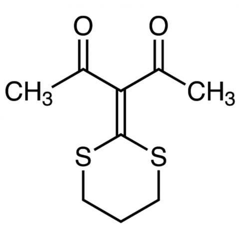 3-(1,3-Dithian-2-ylidene)-2,4-pentanedione Chemical Structure