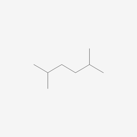 2,5-Dimethylhexane Chemical Structure