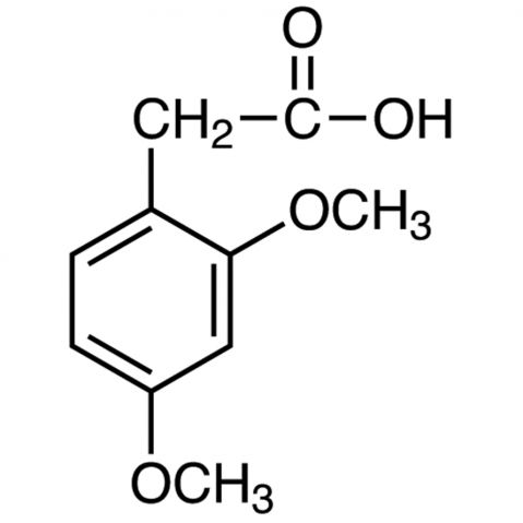 2,4-Dimethoxyphenylacetic Acid Chemische Struktur