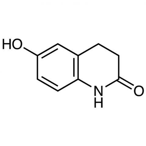 3,4-Dihydro-6-hydroxy-2(1H)-quinolinone Chemische Struktur