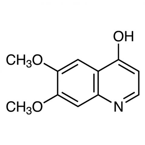 6,7-Dimethoxy-4-hydroxyquinoline Chemical Structure