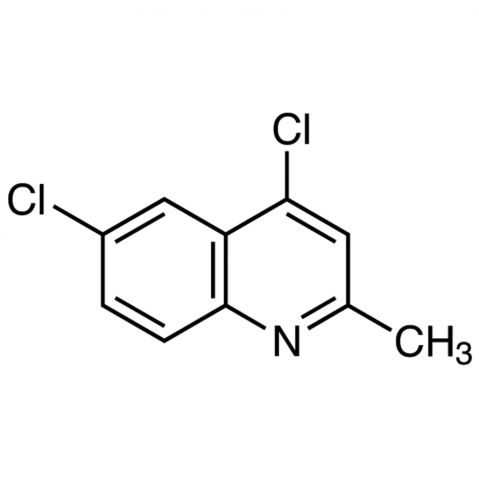 4,6-Dichloro-2-methylquinoline Chemische Struktur