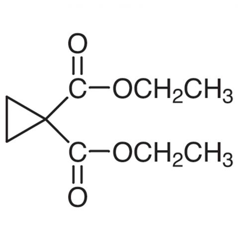 Diethyl 1,1-Cyclopropanedicarboxylate Chemical Structure