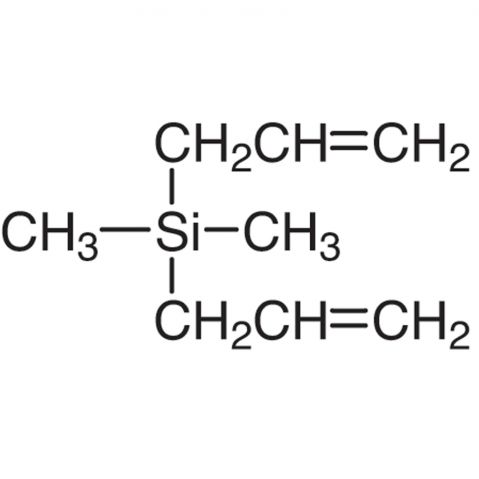 Diallyldimethylsilane Chemische Struktur