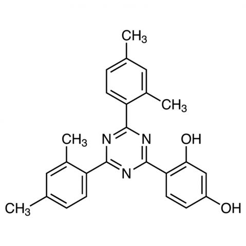 2-(2,4-Dihydroxyphenyl)-4,6-bis(2,4-dimethylphenyl)-1,3,5-triazine Chemical Structure