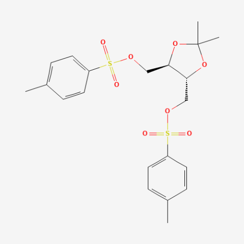 (+)-1,4-Di-O-tosyl-2,3-O-isopropylidene-D-threitol التركيب الكيميائي