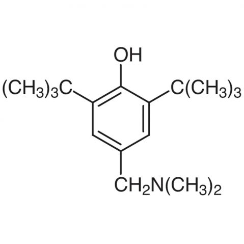 2,6-Di-tert-butyl-4-dimethylaminomethylphenol Chemische Struktur