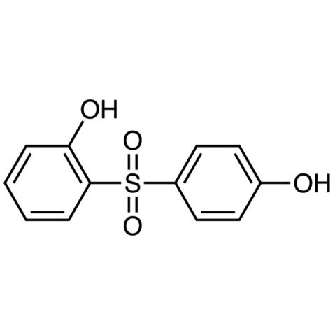 2,4'-Dihydroxydiphenyl Sulfone Chemical Structure